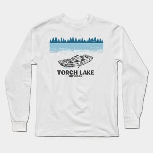 torch lake Michigan Long Sleeve T-Shirt